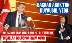 Başkan Abak’tan duygusal veda: “İnşallah Boluspor daim olur”