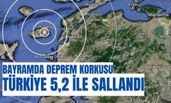 Bayramda deprem korkusu Türkiye 5,2 ile sallandı