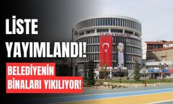 Bolu Belediyesine ait binalar yıkılıyor!