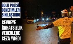 Bolu’da polis, çevreye rahatsızlık veren sürücülere göz açtırmıyor