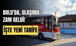 Bolu'da, toplu taşımaya büyük oranda zam yapıldı