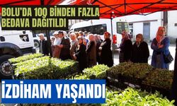 Bolu’da 100 binden fazla bedava dağıtıldı izdiham yaşandı