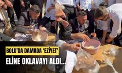 Bolu'da damada 'eziyet'! Eline oklavayı aldı