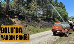 Bolu’da yangın paniği