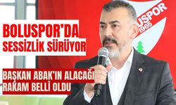 Boluspor’da sessizlik sürüyor Başkan Abak’ın alacağı rakam belli oldu