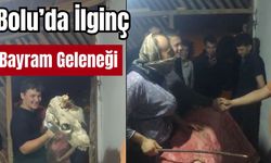 Bolu’da 100 yıllık bayram geleneği: Deve ile kapı kapı dolaşıp para topluyorlar