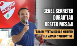 Ülkü Ocakları Eğitim ve Kültür Vakfı Genel Sekreteri İlhan Durak'tan Boluspor'a destek mesajı