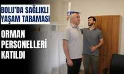 Orman personelleri sağlıklı yaşam için ölçümden geçti