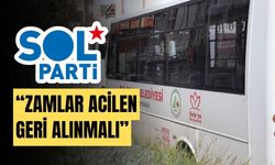 SOL Parti, Bolu’daki ulaşım zamların geri alınmasını istedi