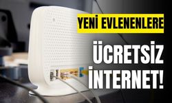 Yeni evlenenlere üç ay ücretsiz internet kampanyası