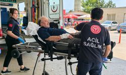 İşçi elini motorlu testereye kaptırdı