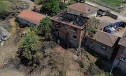 BİLECİK - Bir zamanlar ipek böceği yetiştirdiği evi orman yangınıyla küle döndü