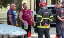 Kendini yakmakla tehdit etti, ekipleri görünce benzini motosiklete doldurdu