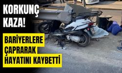 Bariyere çarpan motosikletin sürücüsü hayatını kaybetti