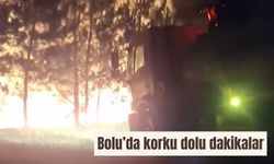 Bolu’da korku dolu dakikalar