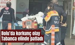 Bolu’da korkunç olay elinde patladı