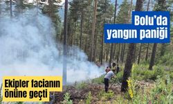 Bolu’da yangın paniği