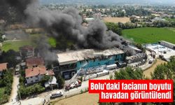 Bolu’daki facianın boyutu hayadan görüntülendi