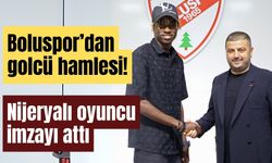Boluspor’dan golcü hamlesi! Nijeryalı oyuncu imzayı attı