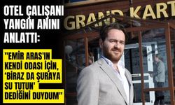 Yanan otelin SPA müdürü yangın anlarını anlattı
