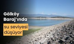Bolu Gölköy Barajı’nda, doluluk oranı yüzde 45’e geriledi