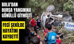 Bursa’daki yangına gönüllü geldi, uçurumda can verdi