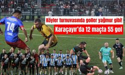 Bolu'da köyler turnuvasında goller yağmur gibi!