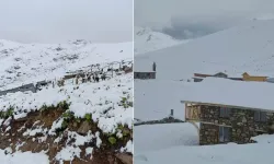 3 ilimize temmuz ayında lapa lapa kar yağdı