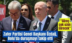 Zafer Partisi Genel Başkanı Özdağ, Bolu’da duruşmayı takip etti
