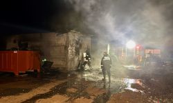 Kocaeli'de mermerit tezgah atölyesinde çıkan yangın söndürüldü