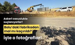 Assan fabrikasından kaçırıldığı iddia edilen konteynerler görüntülendi