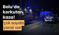 Bolu'da trafik kazası; 4 kişi yaralandı