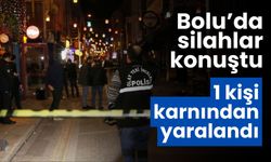 Bolu’da silahlar konuştu 1 kişi karnından yaralandı