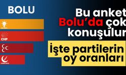Bolu’da yapılan seçim anketi çok konuşulacak!