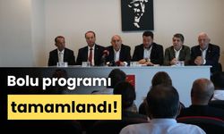 CHP’nin Bolu’daki 3 günlük saha programı tamamlandı