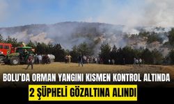 Bolu’daki orman yangını kısmen kontrol altında: 2 gözaltı