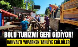 Bolu’da 40 yıllık tesis müşteriler içerdeyken jandarma eşliğinde tahliye edildi