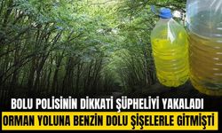 Bolu’da orman yolunda benzinle yakalandı: Ev hapsine çarptırıldı
