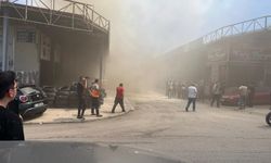 Sanayi sitesinde yangın paniği