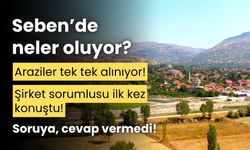 İlçedeki arazileri topluyorlar! Şirket sorumlusuna Köroğlu Haber ulaştı!