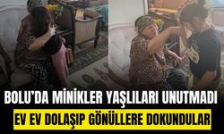 Miniklerden engelli ve yaşlılara anlamlı ziyaret