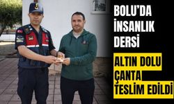 Bolu’da nişan magneti sayesinde 205 bin liralık çanta sahibine teslim edildi