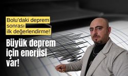 Bolu’daki deprem sonrası açıklama, “6.2 deprem üretebilecek enerjisi var”