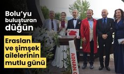 Bolu’yu buluşturan düğün Arif müdürün mutlu günü