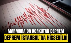 İstanbul'da hissedilen bir deprem oldu