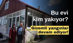 Düzce’deki, kendi kendine yanan ev, tamamen yandı
