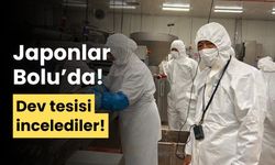 Bolu’ya gelen Japonlar, Beypiliç tesisini inceledi