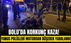 Bolu’da sulama fıskiyeleri yunus ekiplerini yolda düşürdü: 4 Polis yaralandı