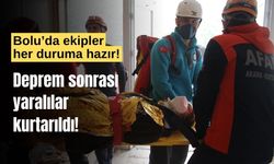 Bolu’da, 5.8’lik depremin tatbikatı yapıldı