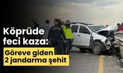 Köprüde feci kaza: Göreve giden 2 jandarma şehit